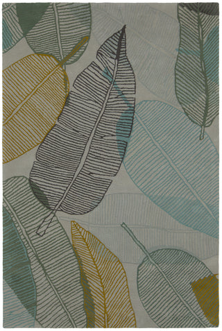 Chandra Jessica Swift JES-28908 Grey/Brown/Yellow/Blue Area Rug main image