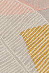 Chandra Jessica Swift JES-28909 Grey/Pink/Blue/Yellow/Black Area Rug Close Up