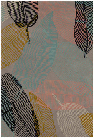 Chandra Jessica Swift JES-28909 Grey/Pink/Blue/Yellow/Black Area Rug main image