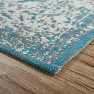 LR Resources Jewel 81031 Gray/Turquoise Area Rug Alternate Image