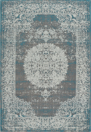 LR Resources Jewel 81031 Gray/Turquoise Area Rug main image