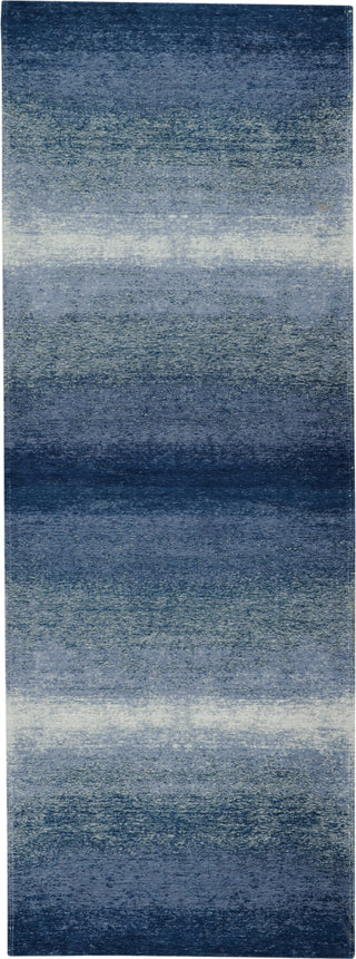 LR Resources Jewel 81032 Blue Area Rug 