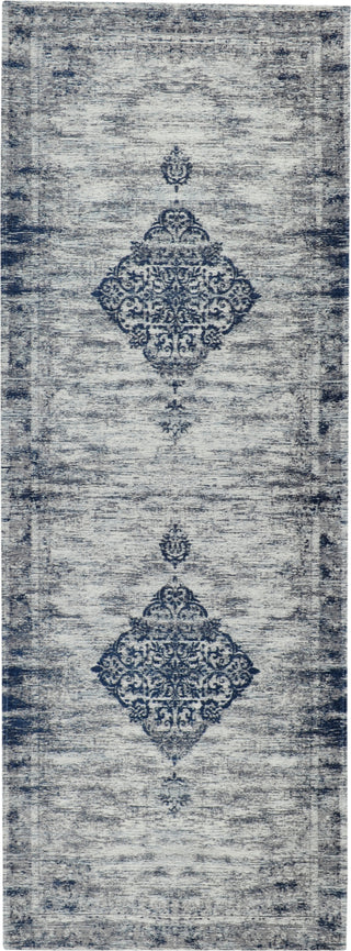 LR Resources Jewel 81037 Navy Area Rug 