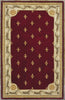 KAS Jewel 0311 Red Fleur-De-Lis Hand Tufted Area Rug