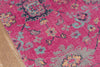 Momeni Jewel JW-01 Pink Area Rug Close up