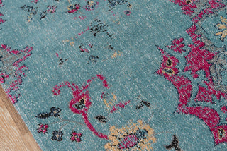 Momeni Jewel JW-02 Blue Area Rug Close up