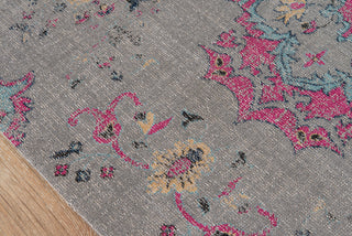 Momeni Jewel JW-02 Grey Area Rug Close up