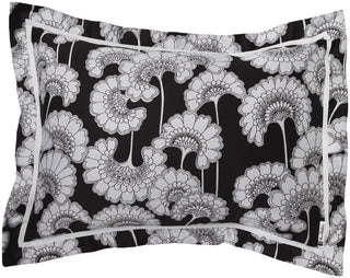 Surya Japanese Floral JFB-2002 Black Bedding by Florence Broadhurst 