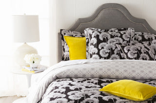 Surya Japanese Floral JFB-2002 Black Bedding by Florence Broadhurst Full / Queen Duvet Set