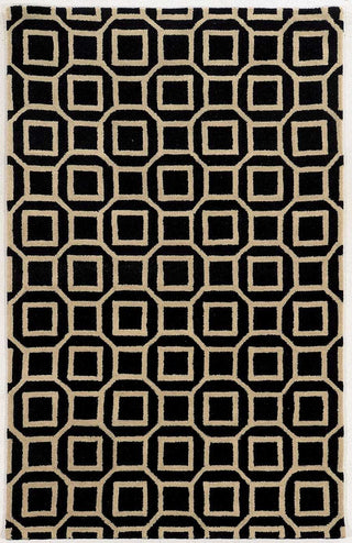 Rizzy Julian Pointe JP8617 Black / Beige Area Rug