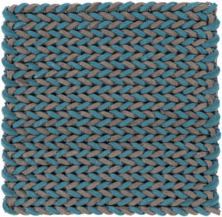 Surya Juno JNO-1004 Teal Hand Woven Area Rug 16'' Sample Swatch