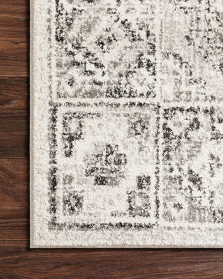 Loloi Joaquin JOA-03 Ivory/Charcoal Area Rug Corner Image