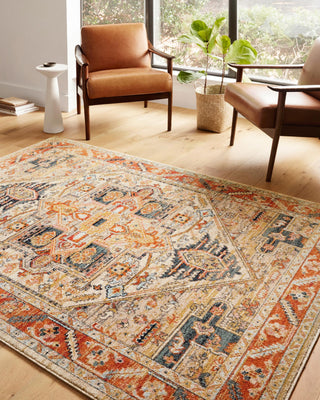 Loloi II Jocelyn JOC-01 Sand/Multi Area Rug Room Scene Featured