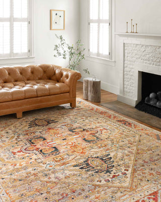 Loloi II Jocelyn JOC-01 Sand/Multi Area Rug Room Scene 1