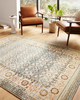 Loloi II Jocelyn JOC-04 Sky/Multi Area Rug Room Scene 2