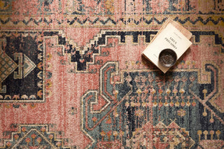 Loloi II Jocelyn JOC-06 Rose/Rose Area Rug Close Up