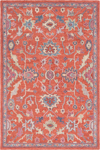 Surya Joli JOI-1004 Clay Dark Blue Aqua Beige Green Mauve Light Gray Medium Area Rug main image