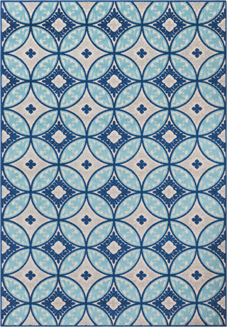 Surya Jolene JOL-1015 Aqua Dark Blue Light Gray Cream Area Rug main image