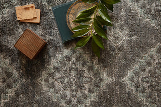 Loloi Josephine JK-07 Charcoal/Taupe Area Rug Corner Image Feature