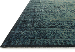 Loloi Journey JO-07 Indigo / Blue Area Rug Corner Shot