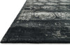 Loloi Journey JO-08 Black / Charcoal Area Rug Corner Shot