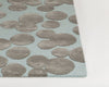 Chandra Joya JOY-46100 Blue/Grey Area Rug Corner Shot