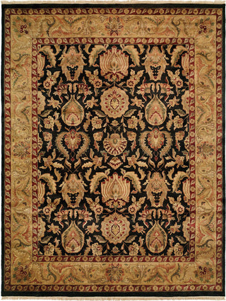 Kalaty Jaipura JP-420 Black/Gold Area Rug main image