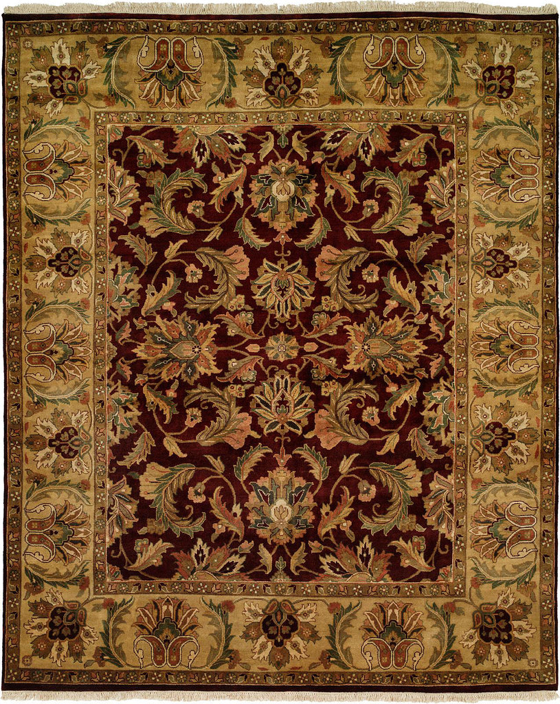 Kalaty Jaipura JP-426 Plum/Gold Area Rug main image