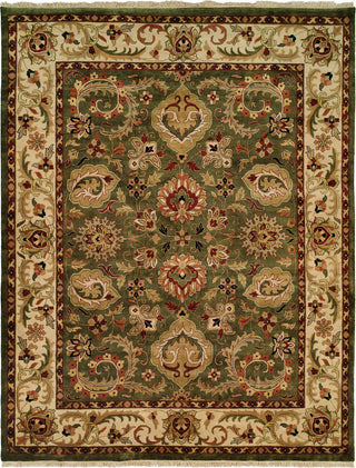 Kalaty Jaipura JP-427 Green/Ivory Area Rug main image