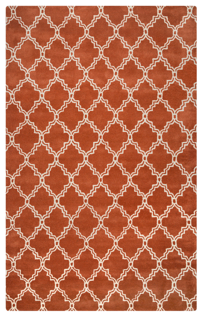 Rizzy Julian Pointe JP8743 Orange Area Rug