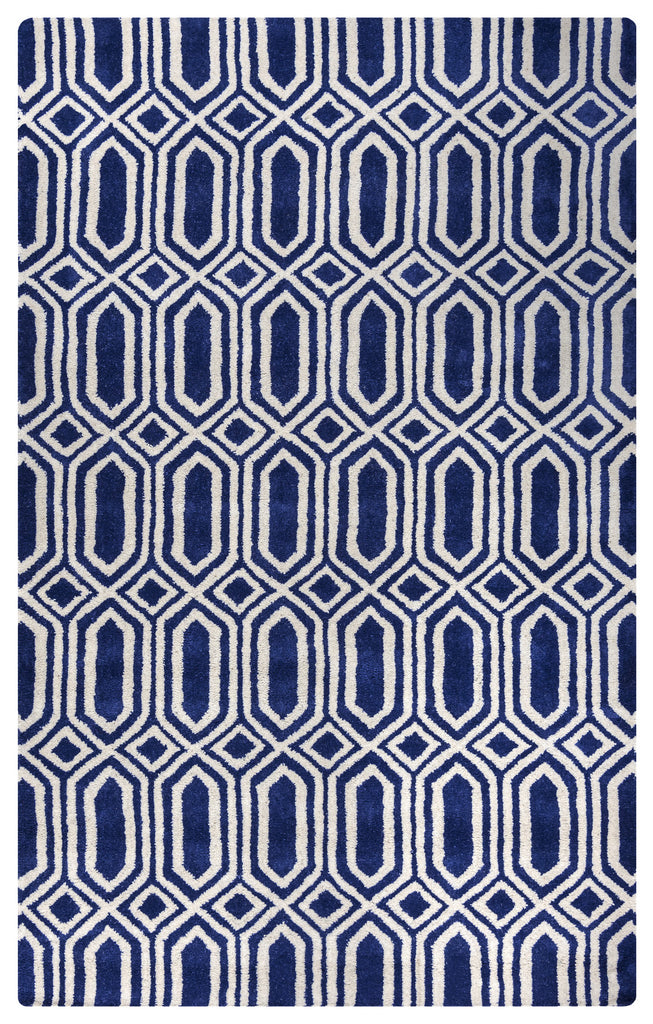 Rizzy Julian Pointe JP8777 Blue Area Rug