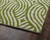 Rizzy Julian Pointe JP8866 Green Area Rug Corner Shot