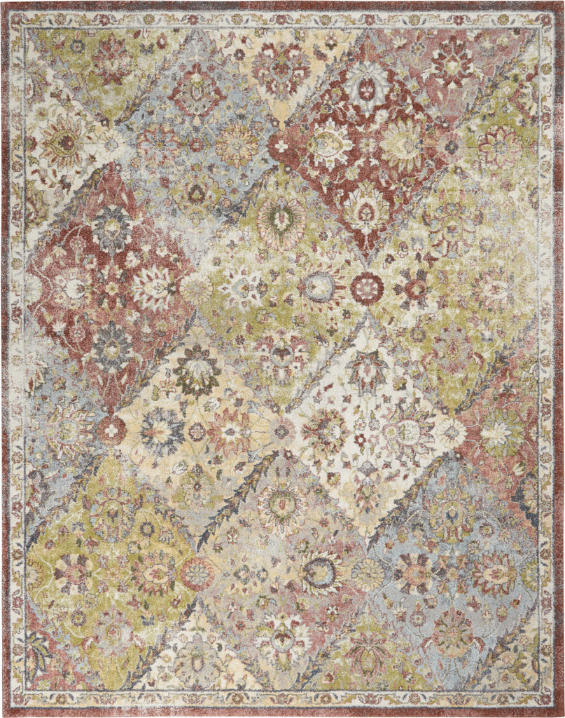 Nourison Juniper JPR01 Terracotta Multicolor Area Rug