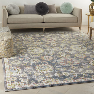 Nourison Juniper JPR02 Charcoal Multi Area Rug Room Scene Feature