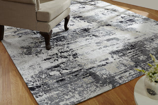 Kalaty Jardin JR-635 Sand/Steel Area Rug Backing Image Feature