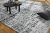 K2 Jardin JR-637 Hazy Charcoal Area Rug Backing Image Feature