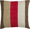 Surya Simple Stripe Striking JS-012 Pillow 18 X 18 X 4 Down filled