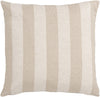Surya Simple Stripe Smooth JS-015 Pillow 18 X 18 X 4 Down filled