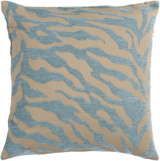 Surya Velvet Zebra Eye-catching Patterned JS-030 Pillow 22 X 22 X 5 Poly filled