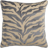 Surya Velvet Zebra Eye-catching Patterned JS-032 Pillow 22 X 22 X 5 Poly filled