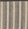 Surya Justice JST-9000 Black Hand Loomed Area Rug by Papilio 16'' Sample Swatch