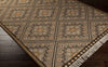 Surya Jewel Tone Ii JTII-2050 Chocolate Hand Woven Area Rug 5x8 Corner
