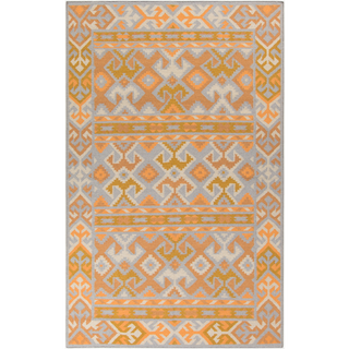 Surya Jewel Tone Ii JTII-2053 Burnt Orange Area Rug 5' x 8'