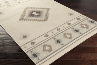 Surya Jewel Tone Ii JTII-2058 Beige Hand Woven Area Rug 5x8 Corner