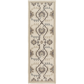 Surya Jewel Tone Ii JTII-2063 Ivory Area Rug 2'6'' x 8' Runner