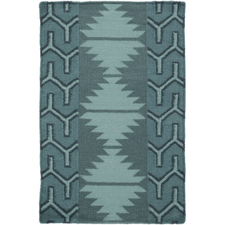 Surya Jewel Tone Ii JTII-2065 Teal Area Rug 2' x 3'