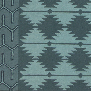 Surya Jewel Tone Ii JTII-2065 Teal Hand Woven Area Rug Sample Swatch