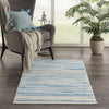 Nourison Jubilant JUB04 Blue Area Rug Room Scene Feature