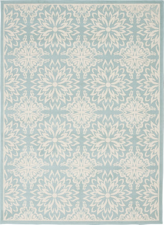 Jubilant JUB06 Ivory/Green Area Rug by Nourison Main Image