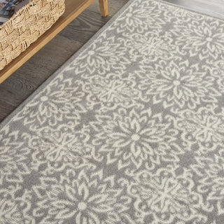 Nourison Jubilant JUB06 Ivory/Grey Area Rug